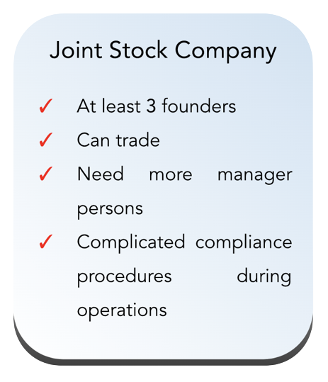 Joint Stock Company in Vietnam company registration